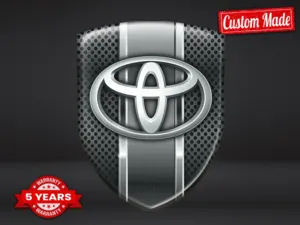 Toyota Décalco Résine Style Premium Badges Voitures Luxe